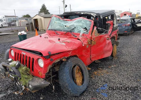 2012 Jeep Wrangler Sport from USA, damaged, VIN 1C4AJWAGXCL134937
